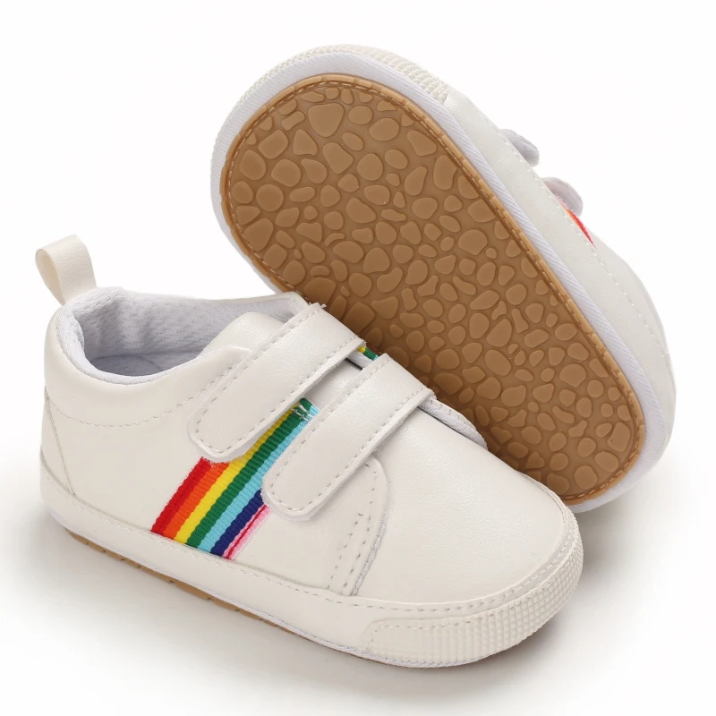 Newborn Toddler Shoes Male Baby Step Front Shoes PU female baby casual moccasin shoes non-slip classic baby shoes