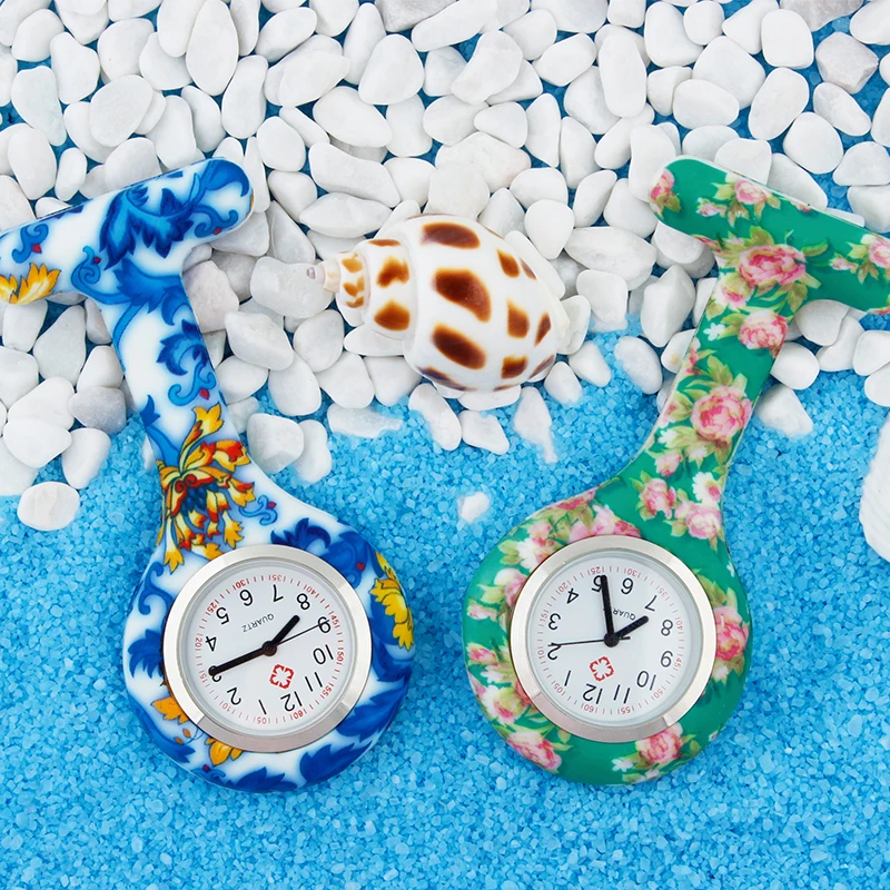 Fob Nurse Pocket Watches Printing Silicone Medical Watch Present High-Quality Hanging Doctor Quartz Clock Hospital Gift Dropship