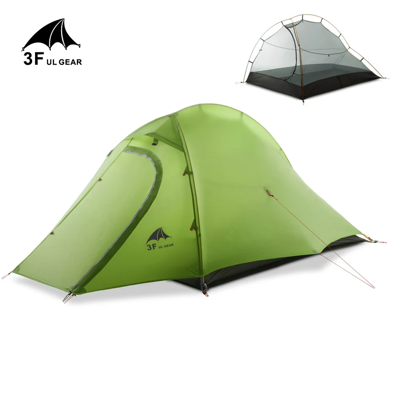 3F UL GEAR 15D Tent 2 Persons Ultralight Double Layer Waterproof 5000mm 2