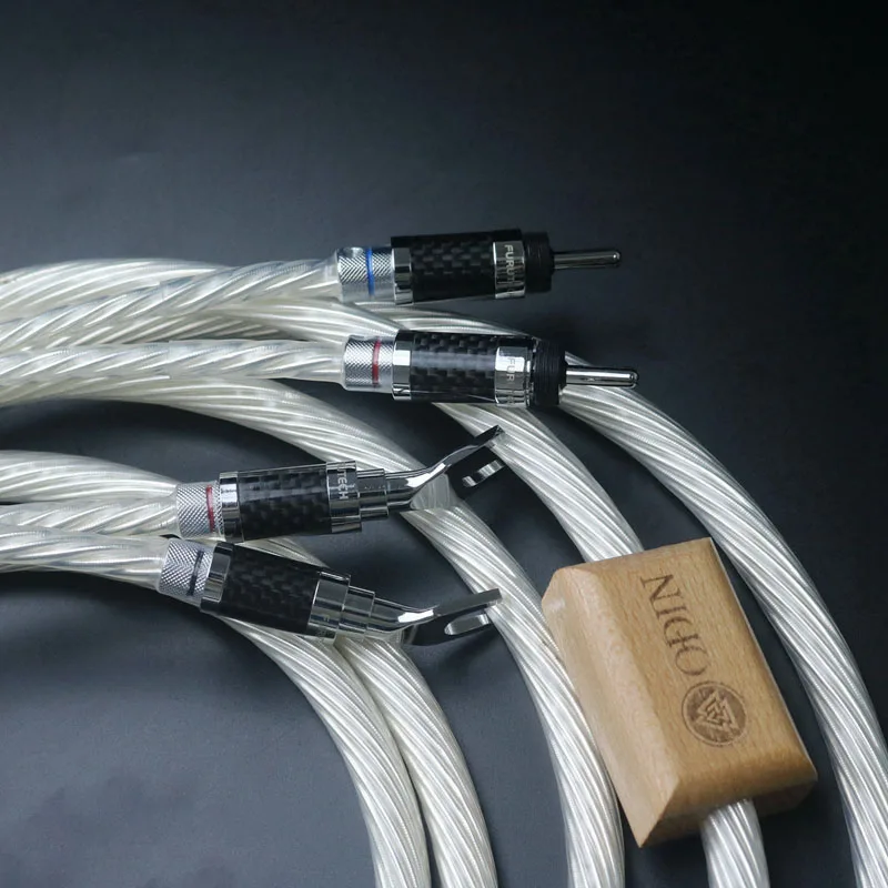 Nordost Odin 2 7N sterling silver flagship audio speaker cable HiFi main speaker amplifier cable Rhodium plated plug