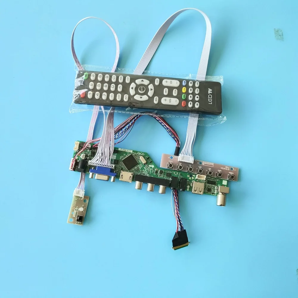Комплект для B116XAN03 Дисплей 1366x768 40pin Экран аудио ТВ HDMI Панель USB VGA AV светодиодный LVDS контроллер доард дистанционного ЖК-дисплей монитор