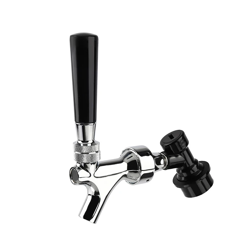 6L Cornelius Style Keg,304 Stainless Steel Draft Beer Keg & Tap Faucet & Co2 Charger Kit,Ball Lock Keg Dispensering Homebrew Set