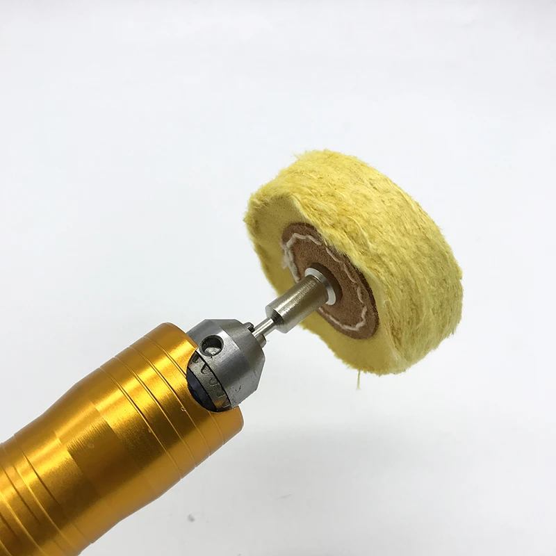 50mm T Style Polish Buffing Wheel Grinding Head Cloth Dremel Grinder Brush For Rotary Abrasive Tools Accessories Shank