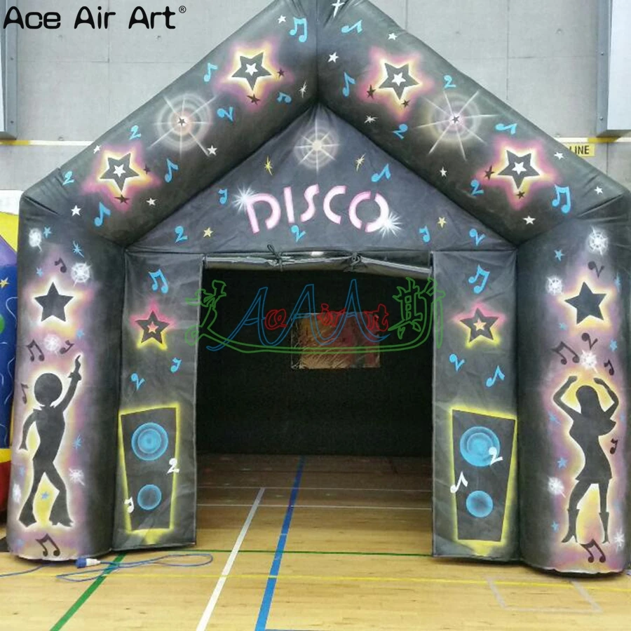 2021 widnes runcorn diâmetro 6m personalizado impresso padrão personalizado inflável vip boate aluguel iglu festa discoteca tenda