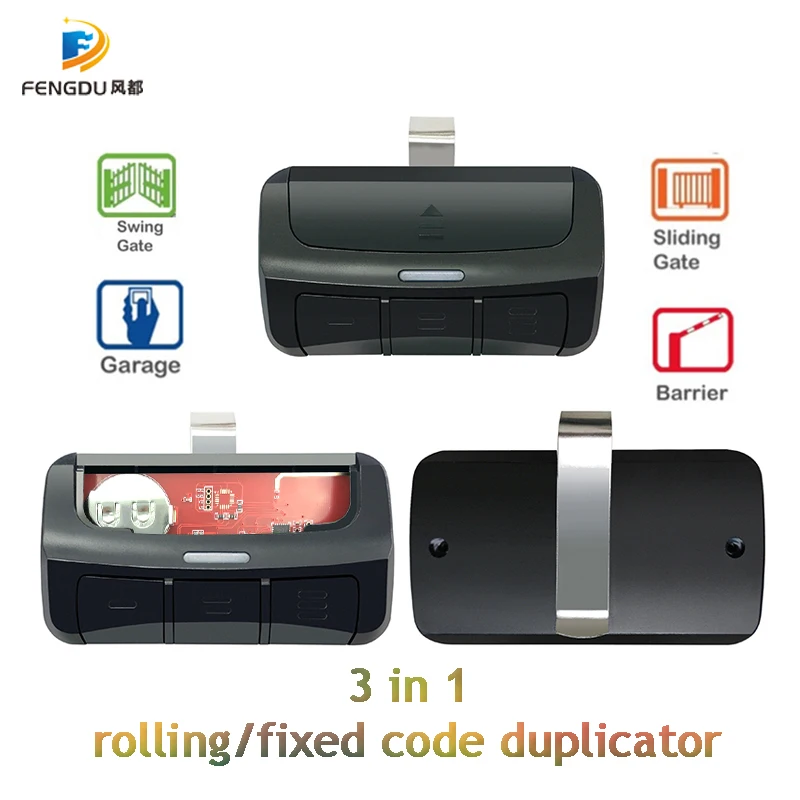 Auto Scan Multi Frequency Universal CAME HORMANN Garage Door Remote Control Duplicator Garage 280-868mhz Garage Command