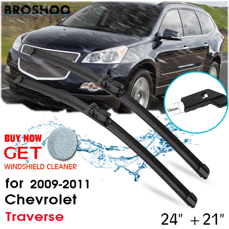 

Car Wiper Blade Front Window Windscreen Windshield Wipers Blades Auto Accessories For Chevrolet Traverse 24"+21" 2009-2011