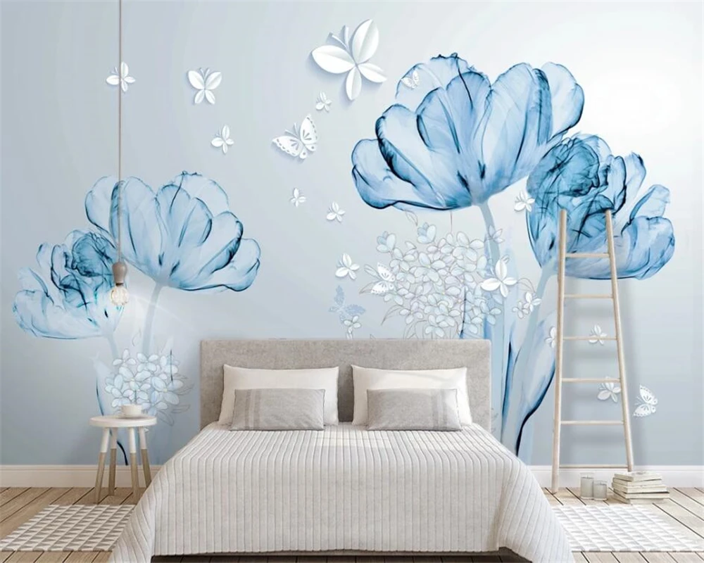 

Обои индивидуального размера, ретро цветок, картина маслом, фреска, камелия, роза, украшение, живопись, украшение для дома, 3d обои