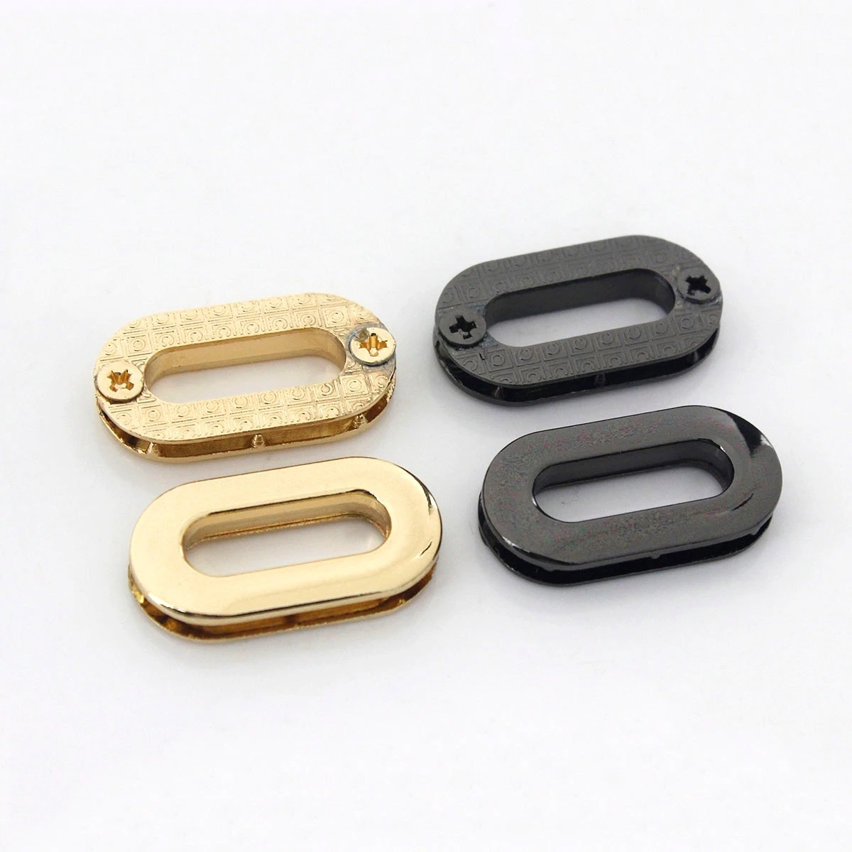 2pcs Metal Oval Screw Back Eyelets With Washer Grommets Leather Craft Accessory for Bag Garment Shoe Clothes Jeans Decoration