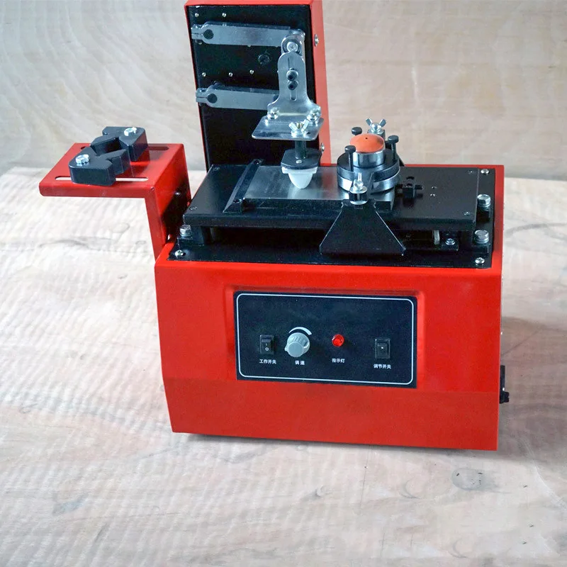 Electric Sealed Ink Cup Pad Printer Date Number Logo Printing Machine Desktop Ink Printer Heat Printing Machine YM600-B