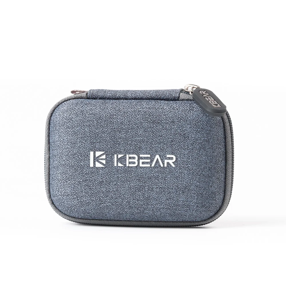 

KBEAR Case Earphone Headset Accessories Protable Bag Pressure Shock Absorption Storage Package Box for KBEAR KS2 Diamond KZ Blon