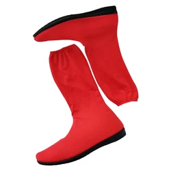 Bottes hautes plates pour séparés euse mongole, chaussures de danse, performance sur scène de Noël, accessoires vestisens, fournitures de festival