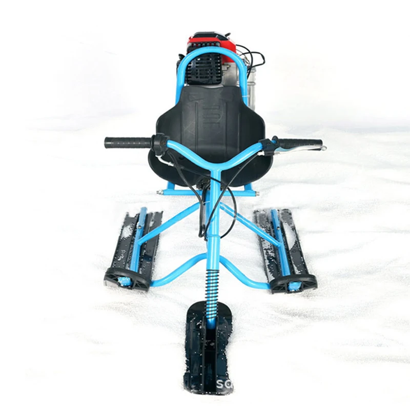 New type snowmobile small electric ski car children snowmobile multi-color amusement ski car