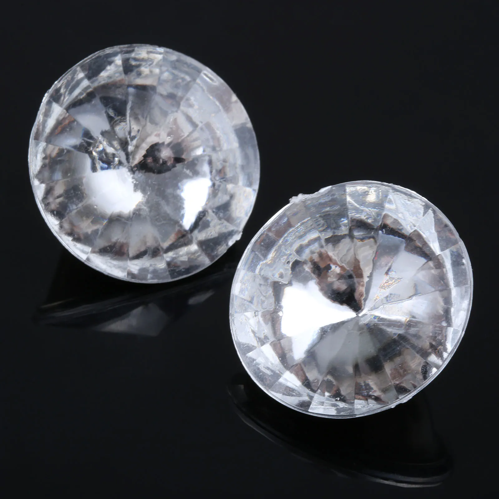 10 Chiếc Pha Lê Khóa Kim Cương Móng Bọc Nút Trang Trí Móng Tay Tacks Đinh Nhọn Pin Thủ Công Sofa Trang Trí Tường 25Mm/30Mm