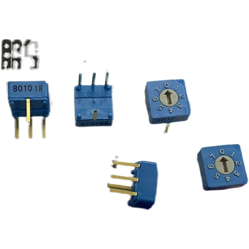 COPAL japon – petit interrupteur à code rotatif vertical, 1 pièce, S-8010 0-7/8 bit 3:1, code positif, bouton à bascule