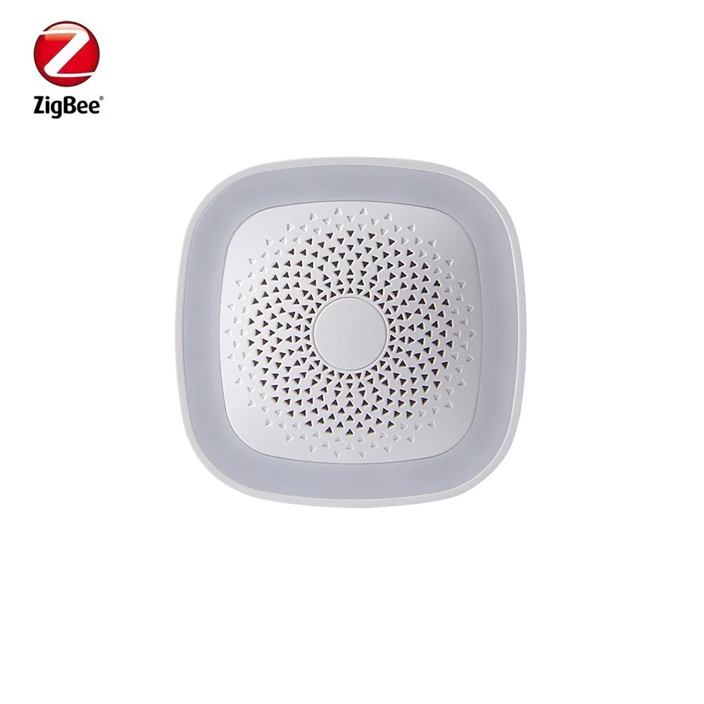 Zigbee3.0 Gateway Smart Wifi Home Alarm Zigbee Hub With Night Light And Built in Buzzer Compatible With Multi Detectors