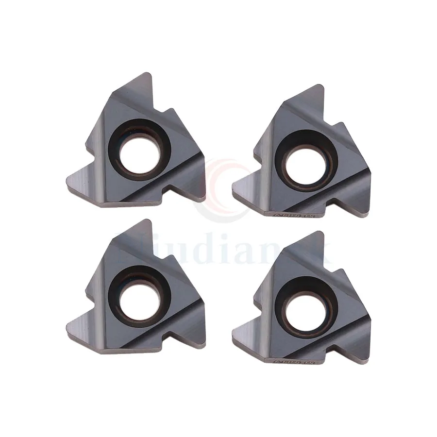 10Pcs 22ER N55 22ER N60 NK9030 Thread Turning Tool 22IR N55 NK9030 22IR N60 NK9030 Carbide Insert CNC Lathe Tool Threading Blade