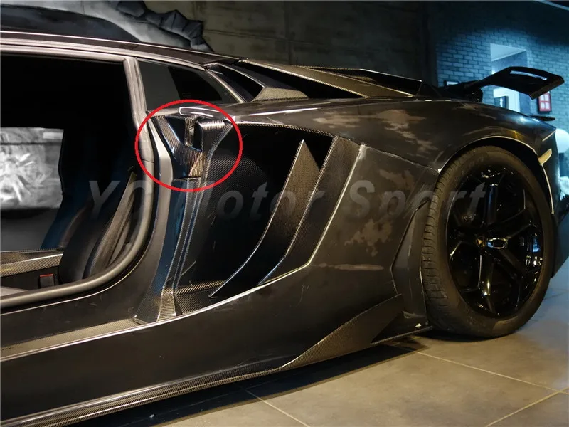 

Car Accessories Full Carbon Fiber Door Lock Cover Fit For 2011-2014 Aventador LP700 LP720 Door Lock Cover Car-styling
