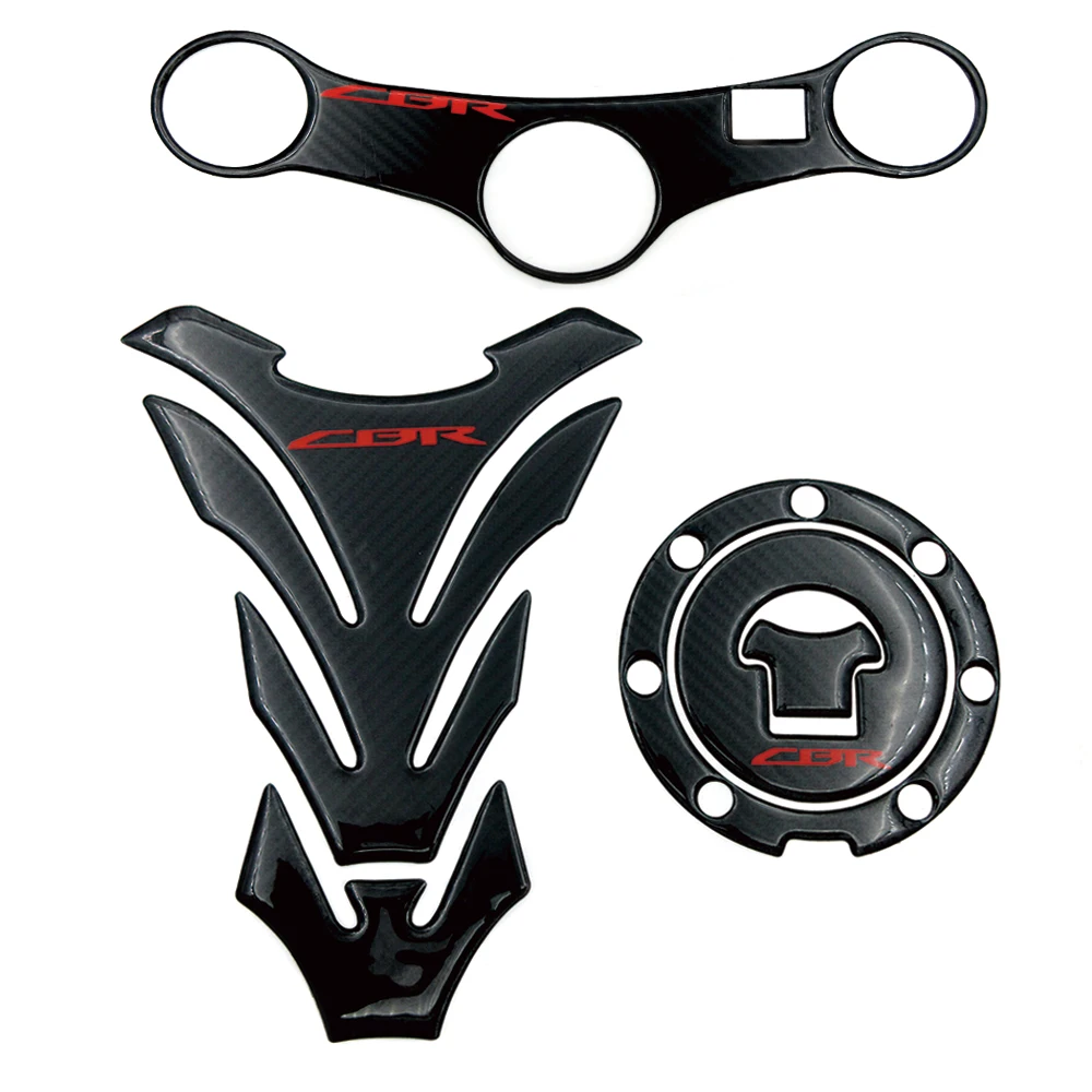 

Для Honda CBR 600RR CBR600 F4i 2001 2002 2003 2004 2005 2006 наклейки на крышку мотоциклетного бака с газовой крышкой тройные наклейки для планшетов