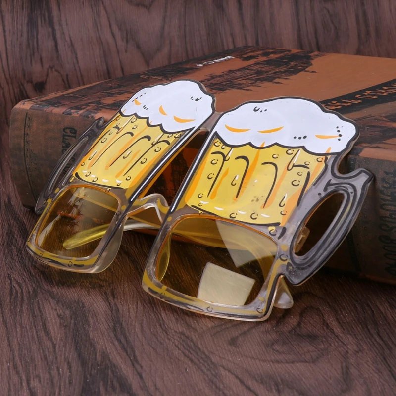 Lustige Hawaii Neuheit Bier Sonnenbrille Gläser Fancy Kleid Party Weihnachten Decor Nacht Stag Party Favors Karneval Party Dekoration