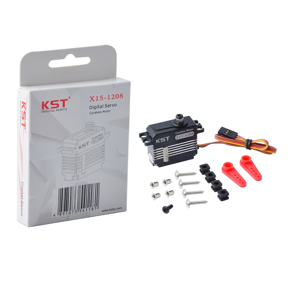 

KST X15-1208 Cyclic Corelss HV Digital Servo Motor for RC Helicopter Airplane