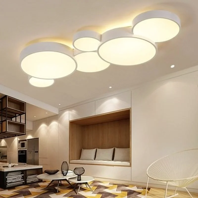 LED Ceiling lights Iron fixtures children bedroom Ceiling lamps Modern luminaires home illumination living room Ceiling lighting