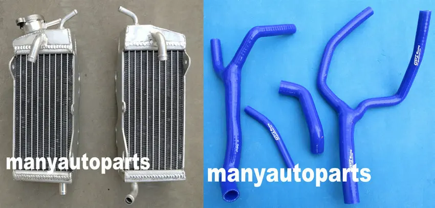 الألومنيوم المبرد + خرطوم لياماها YZ125K YZ125L 1983 83 2-السكتة الدماغية جديد