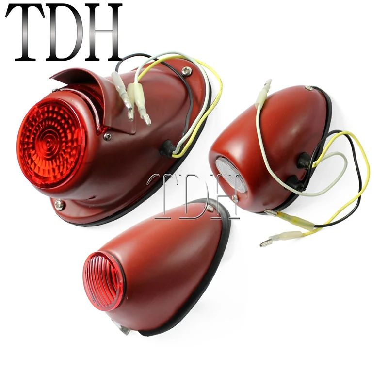 Motorcycle Replica Classic Taillights Brake Stop Lamp Ural Sidecar Indicator Lighting for BMW K750 KS750 DB DS M72 R75 Zündapp