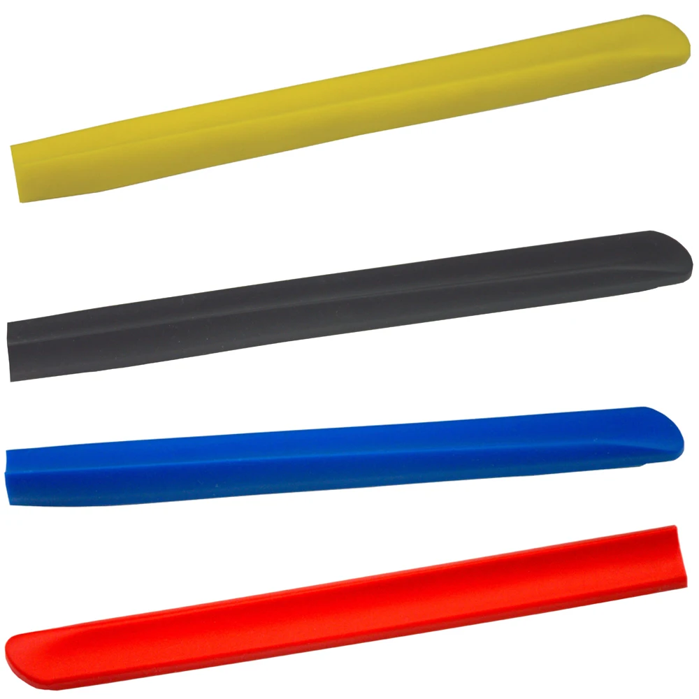 Couvercle de balai d\'essuie-glace, rouge bleu jaune noir, brosse de pare-brise de marque LNJING 14 \