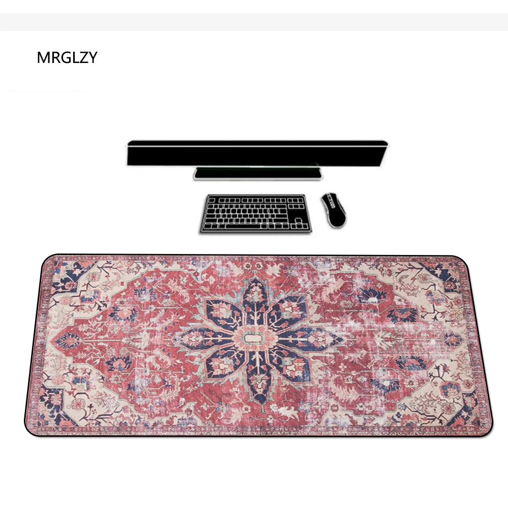 MRGLZY bellissimo tappeto persiano Design unico Gamer Mouse Pad Mousepad tastiera resto scrivania Pad Best Seller Mousepad