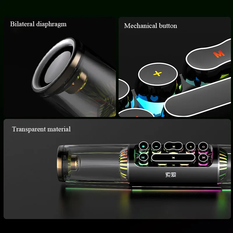 Imagem -04 - Gaming Bluetooth Speaker Rgb Computador Soundbar 3d Surround Coluna sem Fio Subwoofer Music Center Laptop pc tv Caixa de Som Sh19