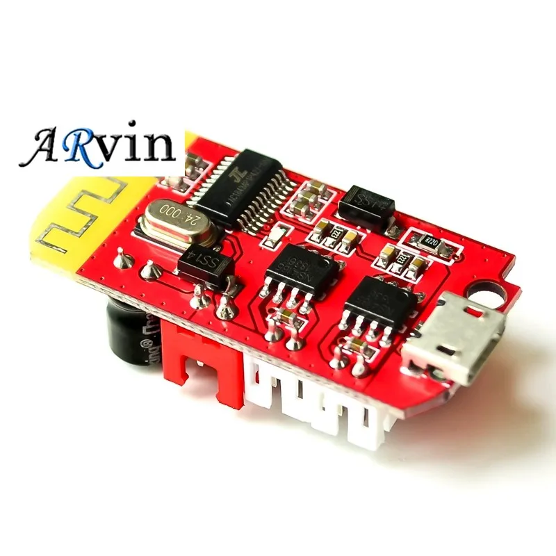 CT14 Micro 4.2 Stereo Bluetooth Power Amplifier Board Module 5VF 5W+5W Mini with Charging Port for Refitting Idle Sound Box
