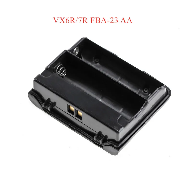 FBA-23 배터리 케이스 지원 알카라인 배터리, Yaesu 배터리 팩, 워키토키 Vx-5r, Vx-6r Vx-7r Vx-710, 2 AA Aa