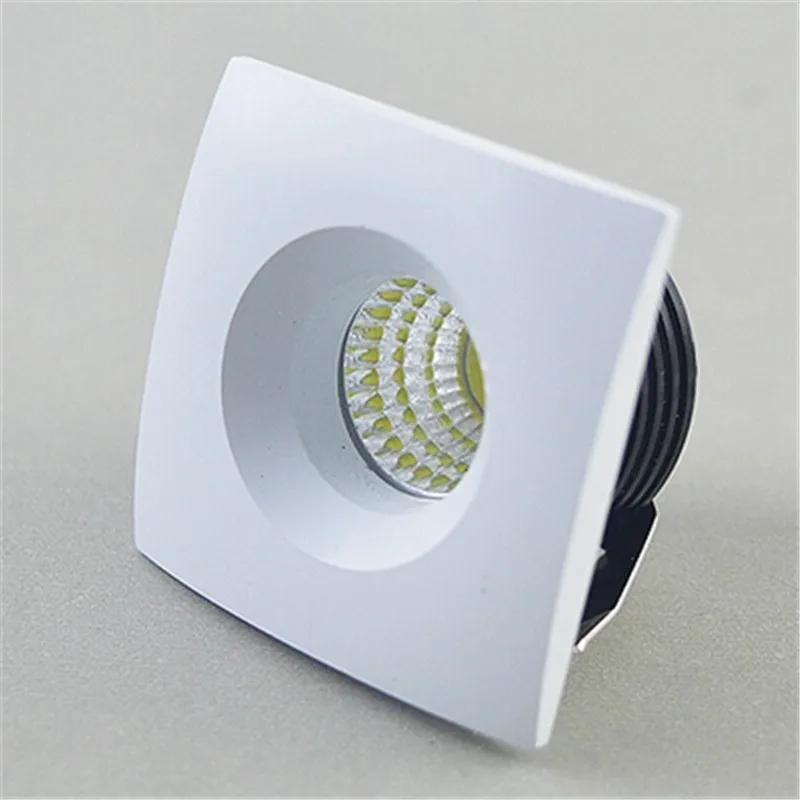 10pcs Dimmable  Mini LED downlight 5W COB Downlight   Cabinet  AC85-265V LED  Jewelry lamp bookcase led ceiling light