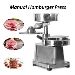 150cm Burger Press Manual Hamburger Patty Maker Burger Machine Stainless Steel Meat Pie Forming AM15 Kitchen Tool