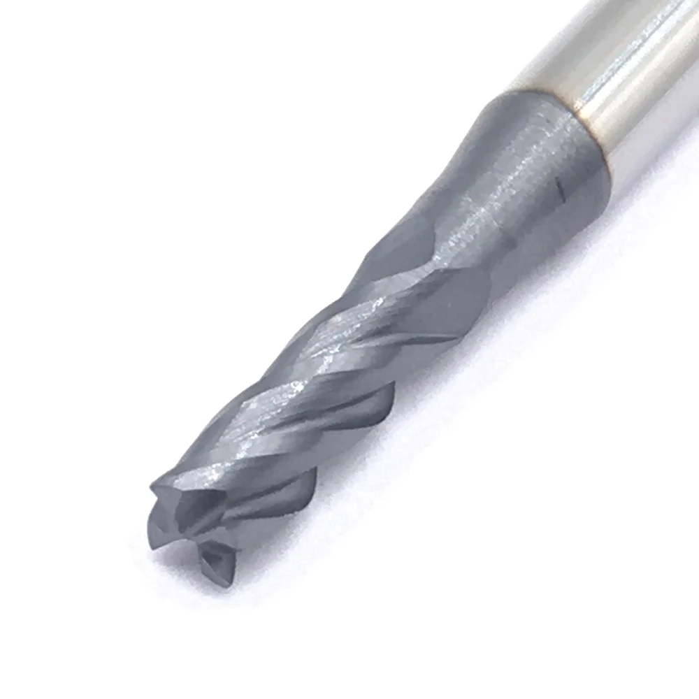 Endmills โลหะผสม 1PCS HRC50 4 ขลุ่ย 3.0XD4X50L ตัดด้านล่างคาร์ไบด์ทังสเตนสตีลสี่ใบมีดเครื่อง CNC เครื่องกลึง