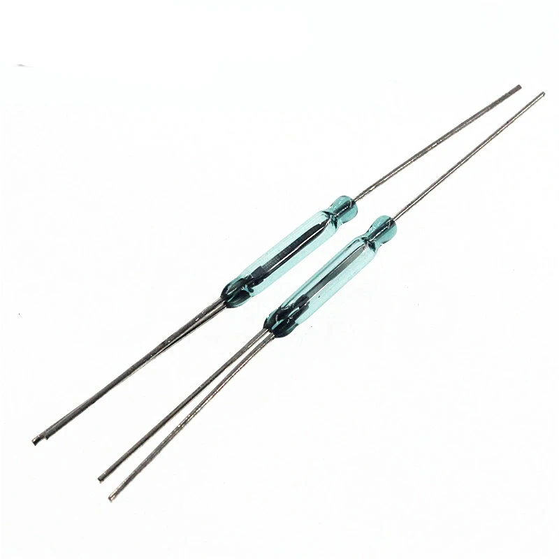 5Pcs Reed Switch 3Pin Magnetic Switch 2.5*14mm Normally Open Normally Closed Conversion 2.5X14MM NO NC Conversion for Sensors