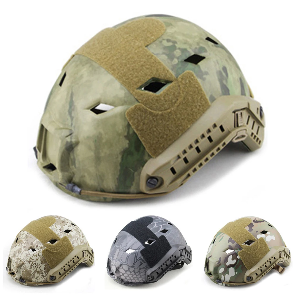 Tactical Airsoft FAST Helmet Hunting Air Gun Rifle Accessories Military War Game Paintball CS Shooting Camouflage Combat Helmet