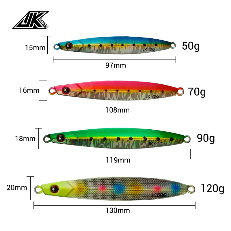 JK SD Speedy Jig Fishing Saltwater jigs  Luminous Slow Jigging Pitching Lures Vertical Jigging Artificial Lures Jigging Lure