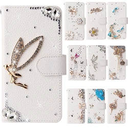 For iPhone 16 15 Plus 14 Pro 13 12 MINI 11 Max Shiny Shiny Leather Case X XR XS 8 7 Flip Top High-End Wallet Protective Case