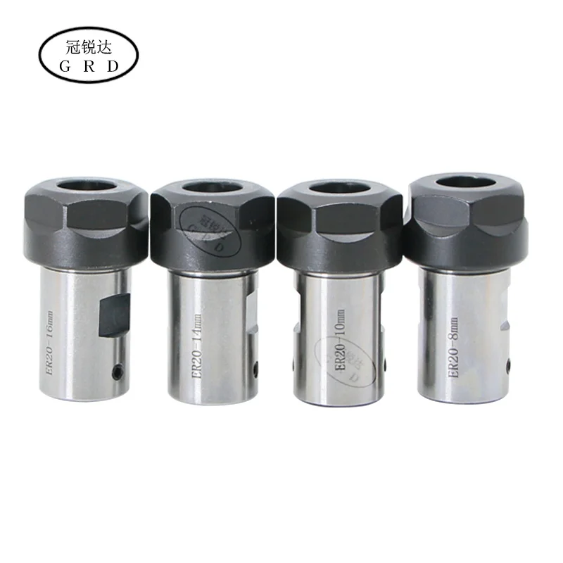 1 set C25 ER20 8/10/12/14/15/16/19mm motor shaft Engraving machine tool holder+12/15/20pcs collet chuck ER tool holder spindle