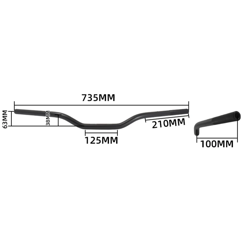 Renthal-オートバイのハンドルバー,アルミニウム合金,cnc,22mm,7/8インチ,陽極酸化,カフェレーサーmt07,mt 09,z800,z900,ninja 400用