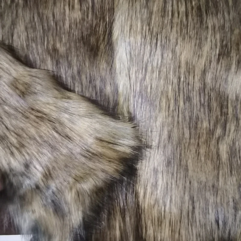 170cm Wide,Good,4-5cm Fur,Lion Faux Fur Fabric,Brown Soft Plush,Faux Wolf Fur Fabric,Sewing Material,Diy,Coat Collar Clothing