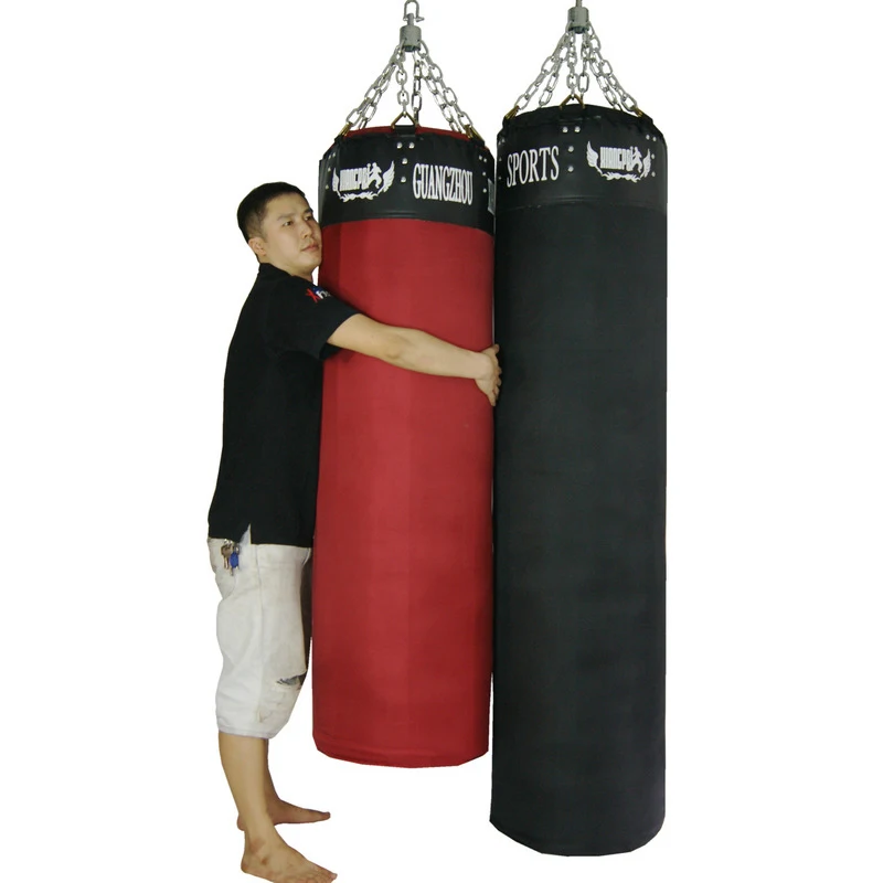 Punching Bag Maya Hide Leather 4FT UNFILLED MMA Boxing Punching Sandbag Muay Thai Kickboxing Training Boxing Bags