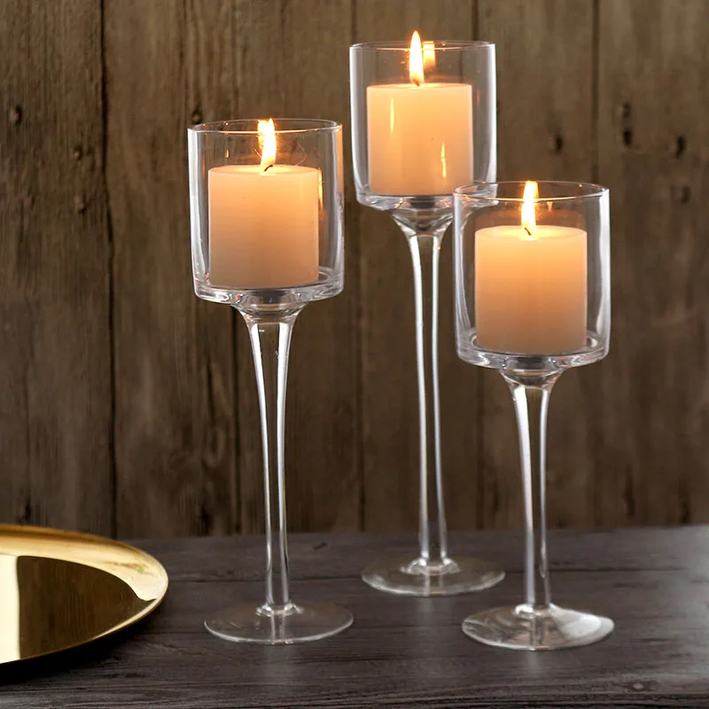 Modern Candle Holders Wedding Simple Decorations Table Centerpiece Christmas Decoracion Hogar Moderno Candle Holders BG50CH