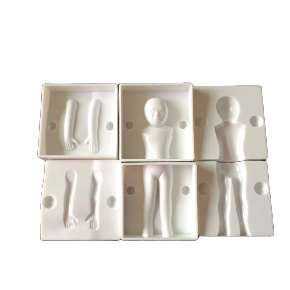 Fondant Cake Decorating Tools 3D People Shaped Cake Figure Mold Decorating Mould For Creating Girls  D805