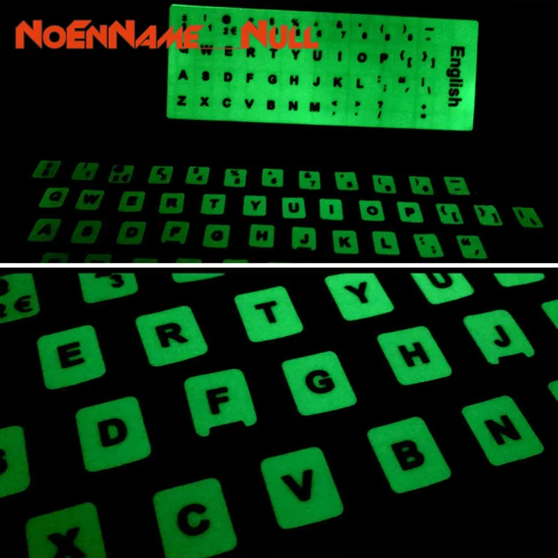 Laptop accessories keyboard cover stickers Fluorescent Keyboard Stickers Luminous Waterproof Keyboard Protective Film