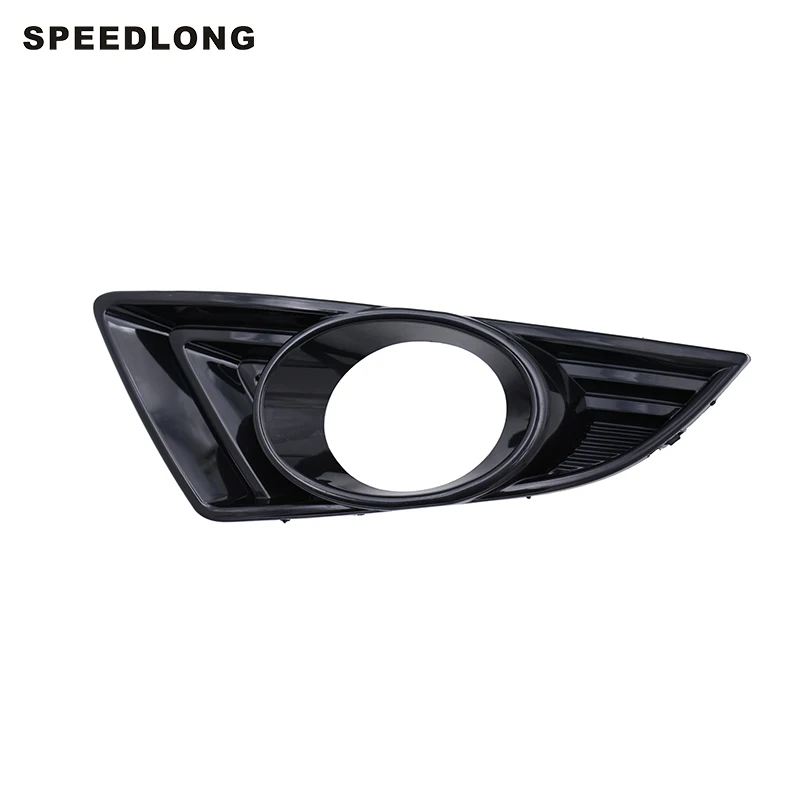 1Pcs Black ABS Front Fog Light Lamp Cover Bezel Trim Right Fit For Nissan Lannia 2016-2019