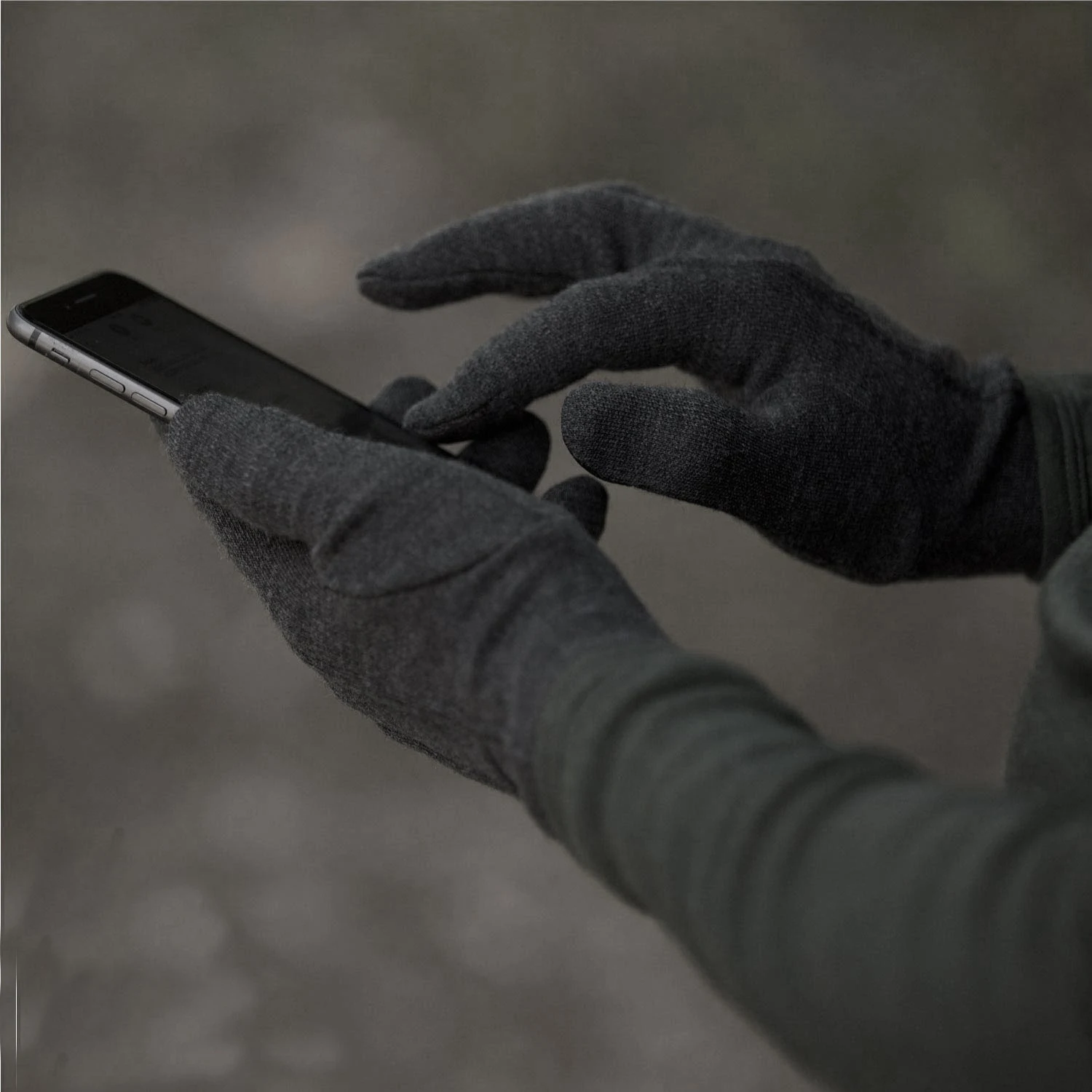 Unisex Merino Wool Glove Liners 100% Merino Wool Gloves - Touch Screen Compatible Warmer Windproof Size XS-XL