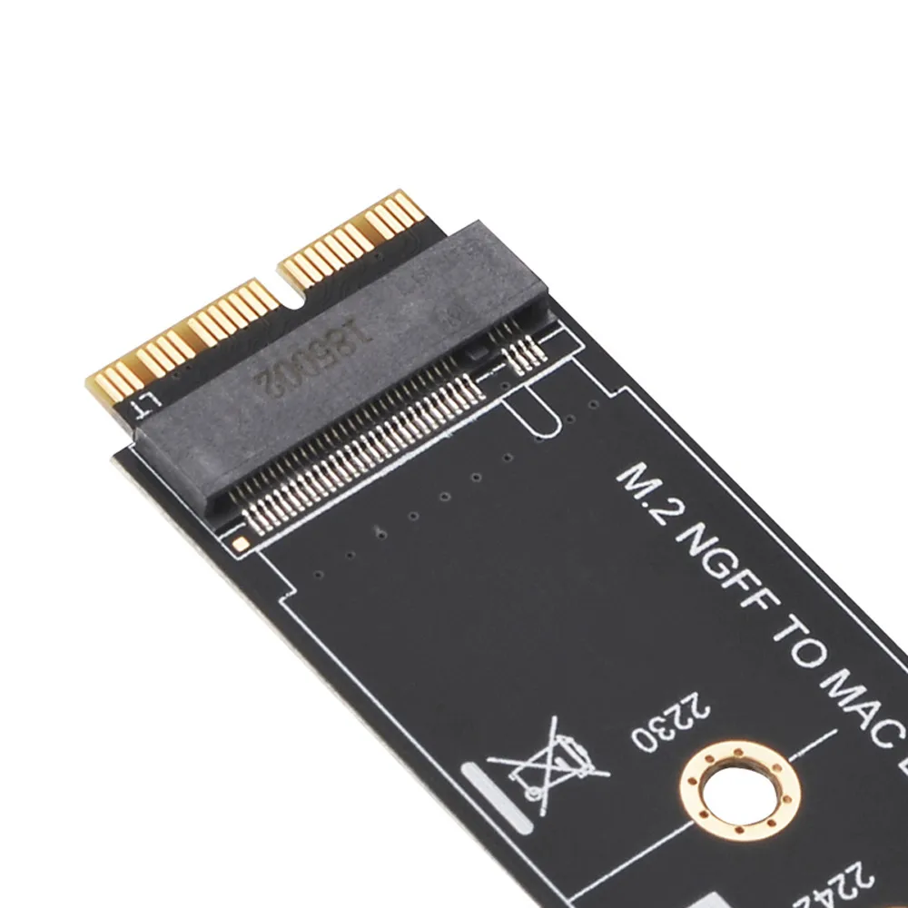 Tarjeta adaptadora de conversión M.2 NVME SSD para MacBook Air Pro Retina 2013-2017 NVME/AHCI SSD Kit mejorado para A1465 A1466 A1398 A1502