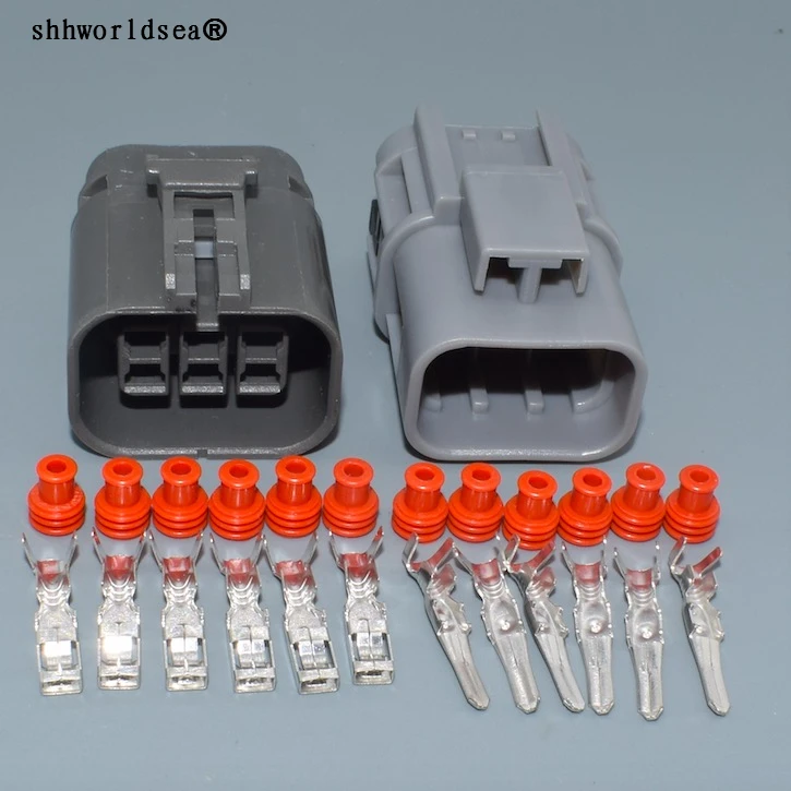 

shhworldsea 6pin 2.8mm auto male female housing plug waterproof cable wiring harness connector 7122-1864-40 7223-1864-40